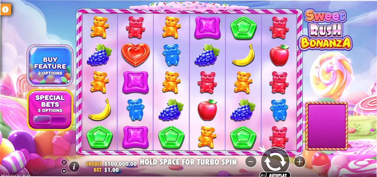 Sweet Rush Bonanza base game